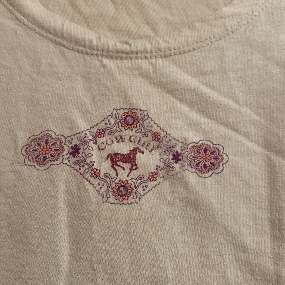 Vintage Wrangler Blues cowgirl tank top. Size Large.